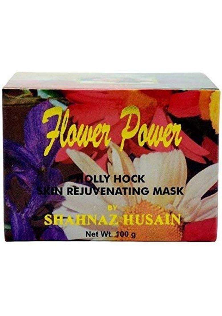 Shahnaz Herbals Flower Power Holly Hock Skin Rejuvenating Mask 100 g - Indya