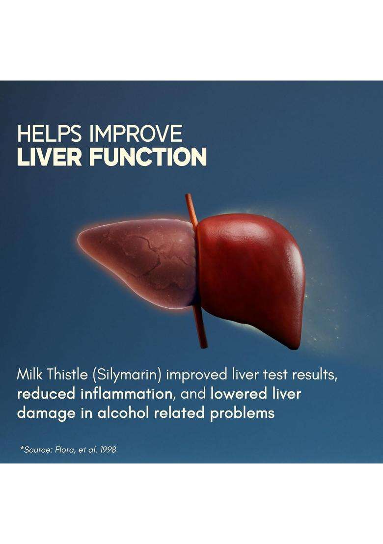 Rasayanam Liver Detox Supplement 1000mg (Pack of 3) | Authentic Ayurvedic Formula | Milk Thistle and NAC | 80% Silymarin | 60 Tablets each - Indya