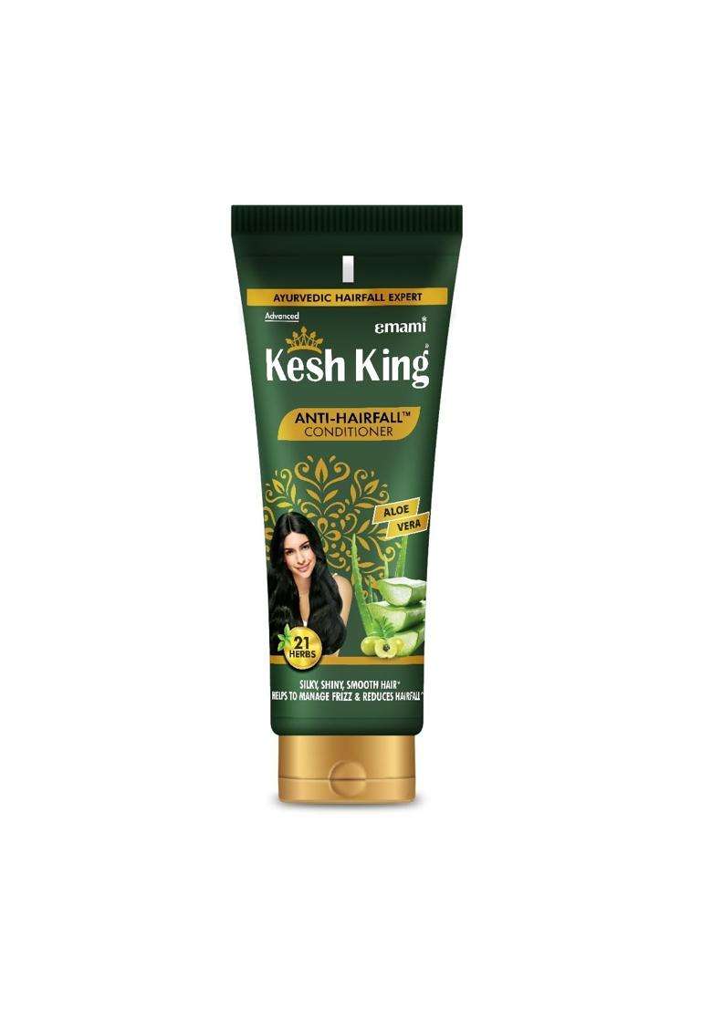 Kesh King Anti Hairfall Ayurvedic Herbal Conditioner for Hair Fall Control 200 ml | Authentic Traditional Formula | Aloe Vera & 21 Herbs - Indya