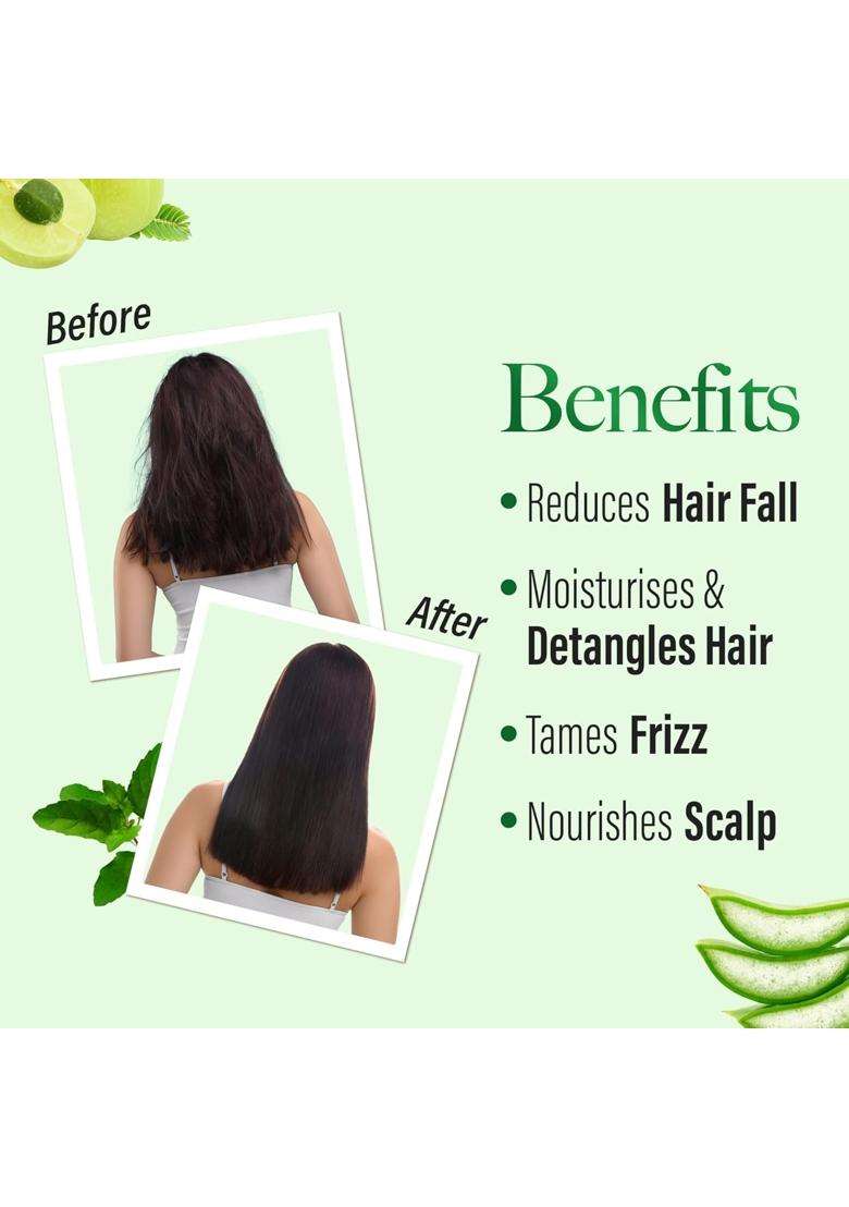 Kesh King Anti Hairfall Ayurvedic Herbal Conditioner for Hair Fall Control 200 ml | Authentic Traditional Formula | Aloe Vera & 21 Herbs - Indya