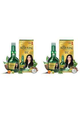 Kesh King Ayurvedic Anti Hairfall Hair Oil 100 ml (Pack of 2) | Authentic Traditional Formula
