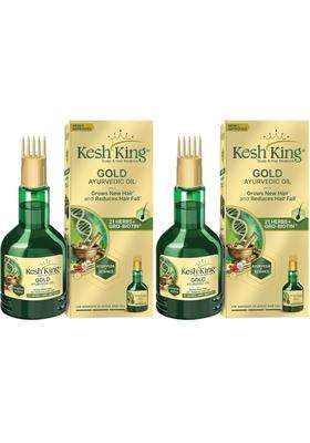 Kesh King Ayurvedic Anti Hairfall Hair Oil 300 ml (Pack of 2) | Authentic Traditional Formula | Hair Growth Oil | Reduces Hairfall