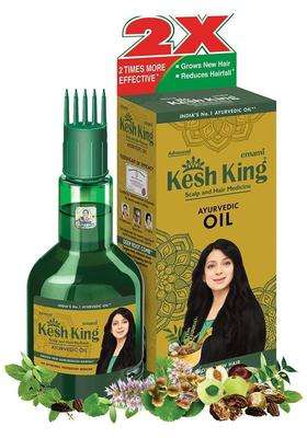 Kesh King Ayurvedic Scalp and Hair Oil, 60 ml (60 ml (Pack of 2) | Authentic Traditional Formula