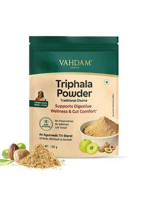 Vahdam Triphala Powder 150g | Authentic Traditional Formula | Ayurvedic Tri-Blend of Amla, Bibhitaki & Haritaki | Non-GMO, Vegan | 50 Servings