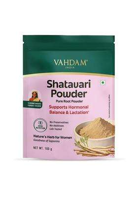 Vahdam Shatavari Powder 100g | Natural Herbal Care | Pure Shatavari Root Powder | Lactation & Hormonal Balance Support | Reproductive Wellness | Vegan