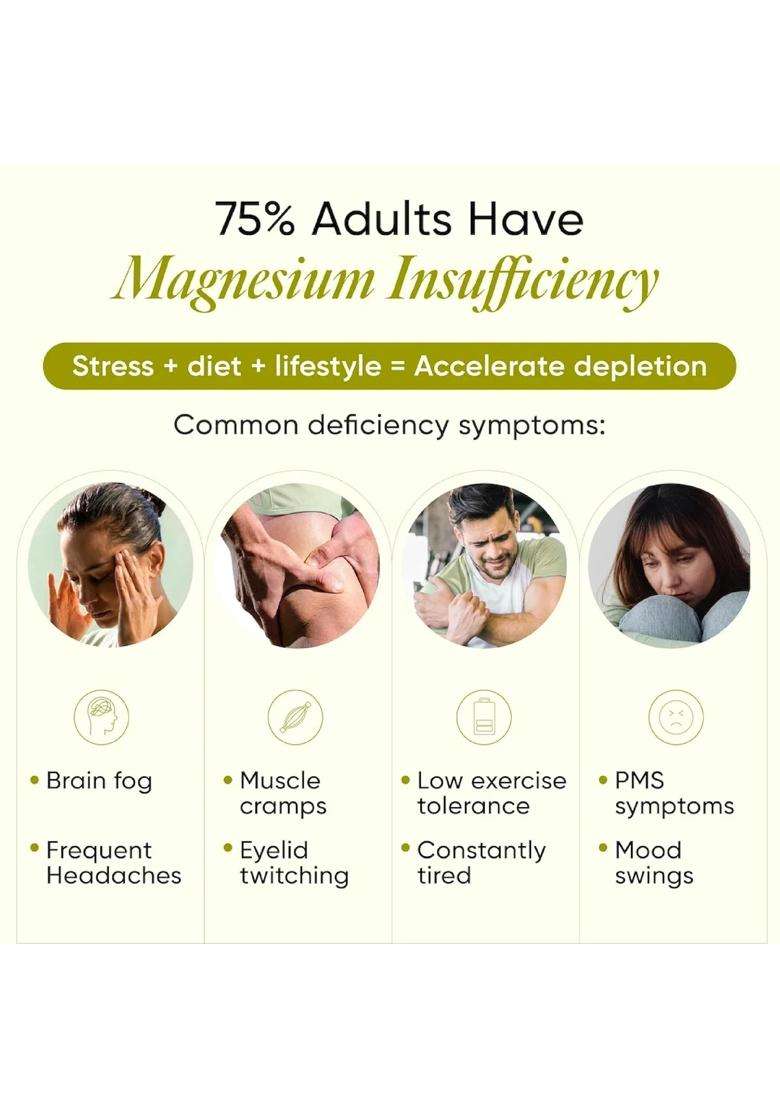 Wellbeing Nutrition Liposomal Magnesium Glycinate (1500mg) | Chelated Form, High Absorption | Sleep, Stress, Cramps, Muscle Recovery, Nerve Health - Indya
