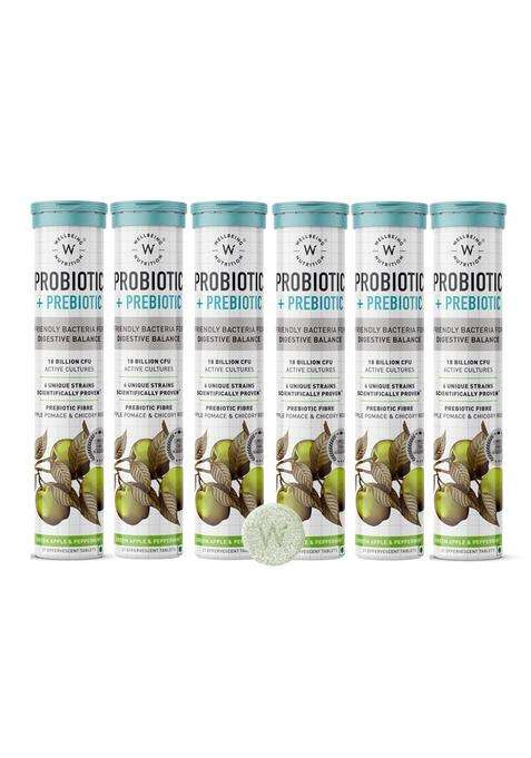 Wellbeing Nutrition Daily Probiotics + Prebiotics | Improve Metabolism, Acidity Relief, Digestion & Gut Health