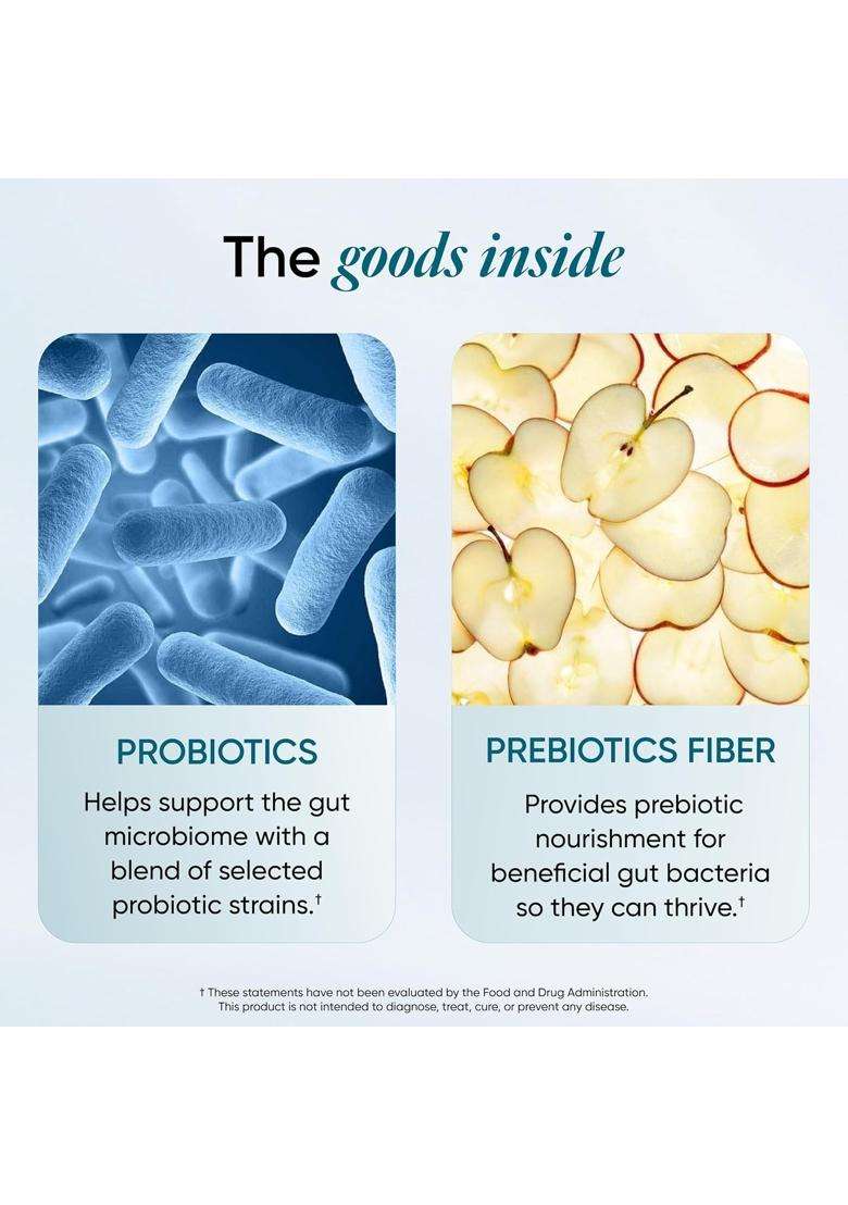 Wellbeing Nutrition Daily Probiotics + Prebiotics | Improve Metabolism, Acidity Relief, Digestion & Gut Health - Indya