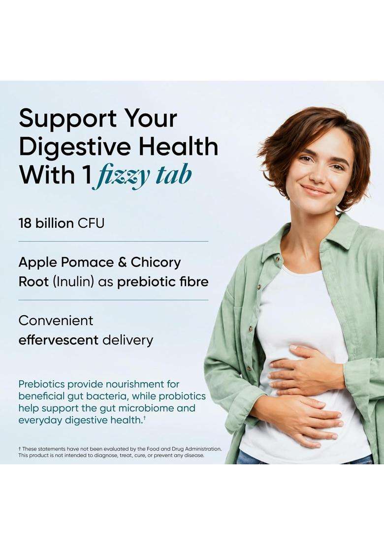 Wellbeing Nutrition Daily Probiotics + Prebiotics | Improve Metabolism, Acidity Relief, Digestion & Gut Health - Indya