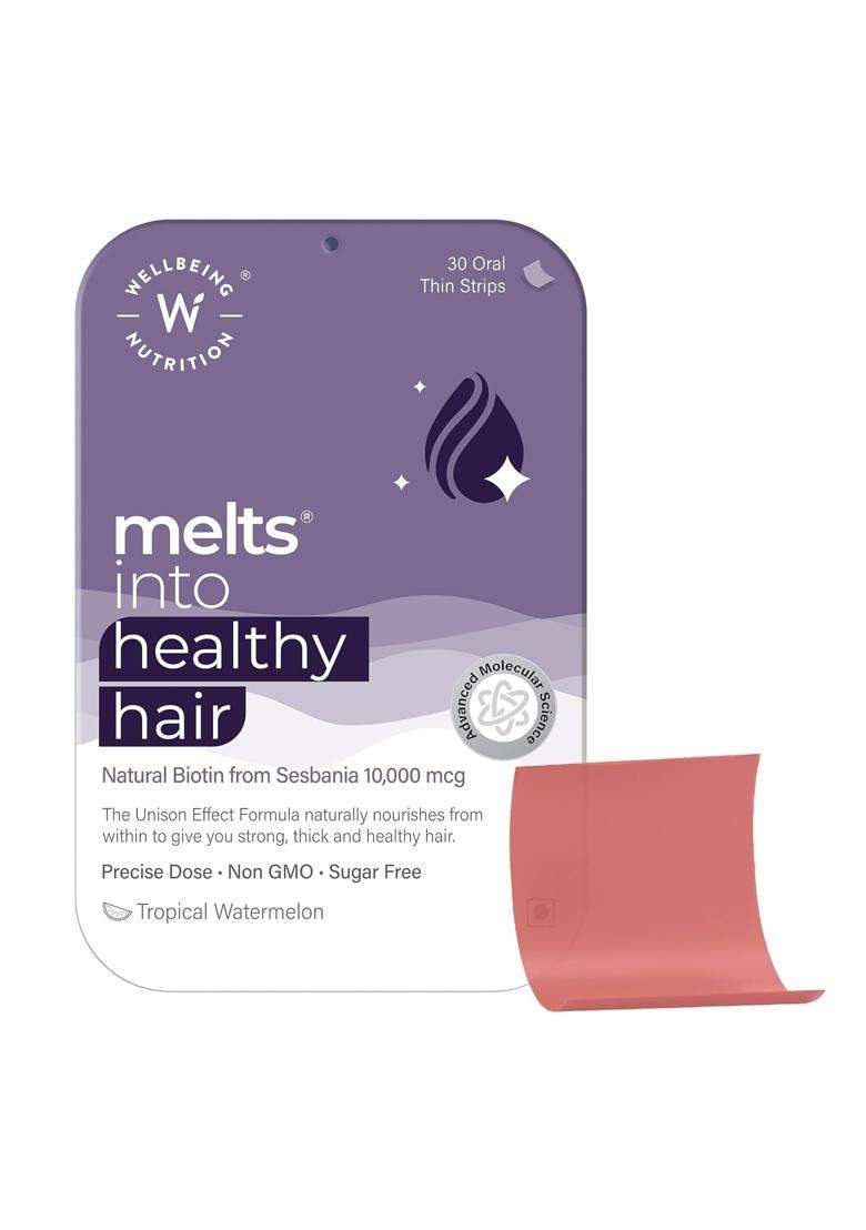 Wellbeing Nutrition Melts Healthy Hair - Indya