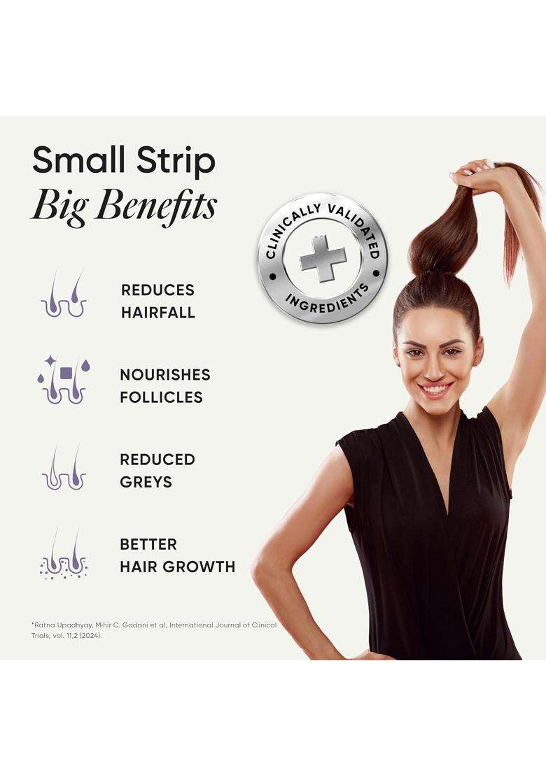 Wellbeing Nutrition Melts Healthy Hair - Indya