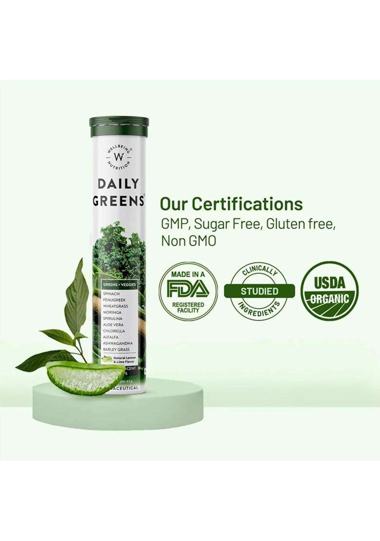 Wellbeing Nutrition Daily Greens (Pack of 2) - Indya