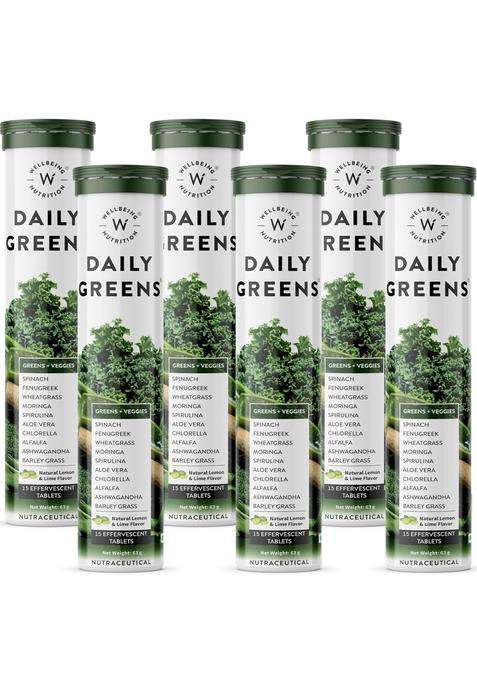 Wellbeing Nutrition Daily Greens (Pack of 6)