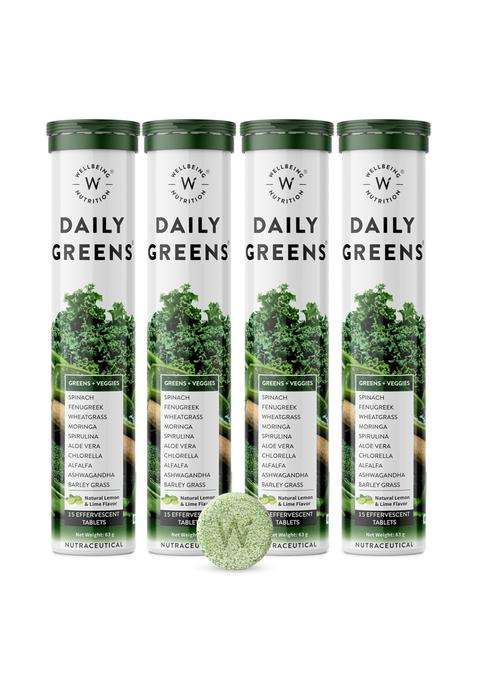 Wellbeing Nutrition Daily Greens (Pack of 4)