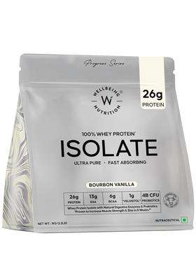 Wellbeing Nutrition Clean Whey Protein Isolate 1kg Bourbon Vanilla