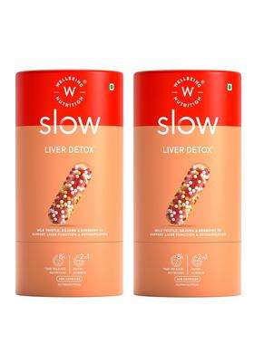 Wellbeing Nutrition Liver Detox Supplement 60 Capsules (Pack of 2)