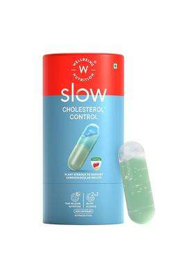 Wellbeing Nutrition Slow Cholesterol Control With Clinically Proven Corowise & Vegapure 60 Capsules | Plant Sterols | Triglycerides Support
