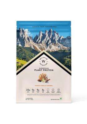 Wellbeing Nutrition Organic Vegan Plant Protein Isolate 22g | 22g Protein, 5g Bcaa, 3B CFU Probiotics, Digestive Enzyme, 3g Fiber, Alkalizing Green