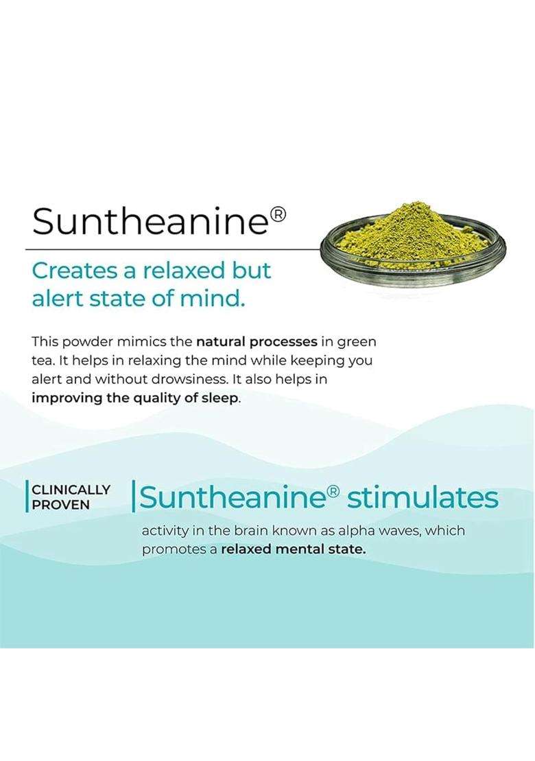 Wellbeing Nutrition Melts Calm & Relaxation | Pure Ashwagandha KSM66, L-theanine, Magnesium, Saffron & Chamomile - Indya