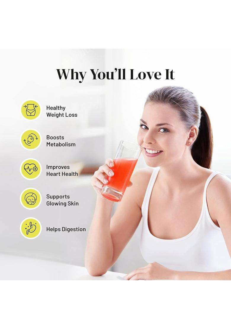 Wellbeing Nutrition Apple Cider Vinegar (ACV) for Weight Loss with Mother & Garcinia Cambogia, Pomegranate - Indya