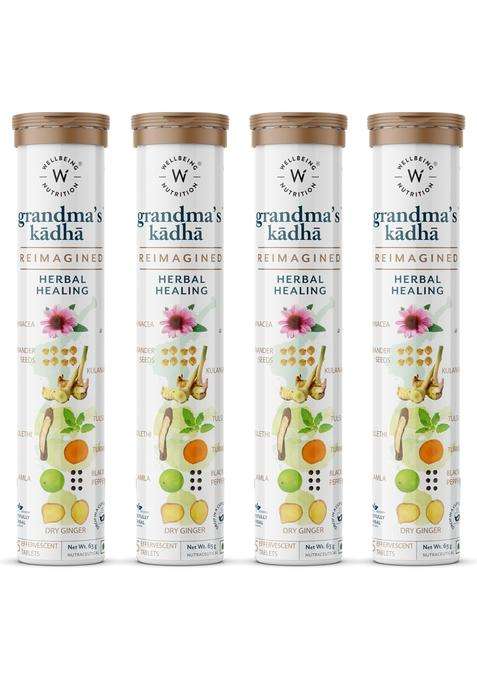 Wellbeing Nutrition Grandma's Kadha -Ayurvedic Natural Immunity Booster | Authentic Traditional Formula