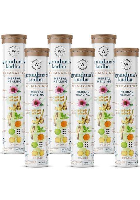 Wellbeing Nutrition Grandma's Kadha -Ayurvedic Natural Immunity Booster | Authentic Traditional Formula