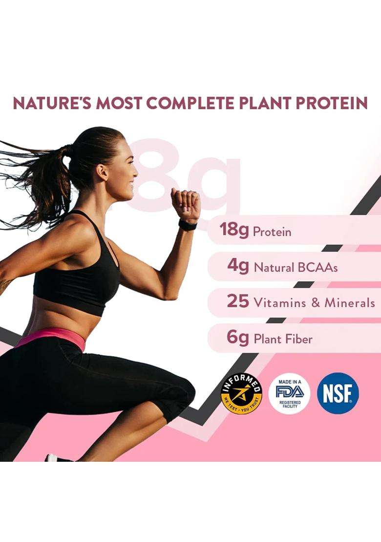 Wellbeing Nutrition Organic Vegan Plant Protein Powder for Women 4g | Chocolate Peanut Butter - Indya