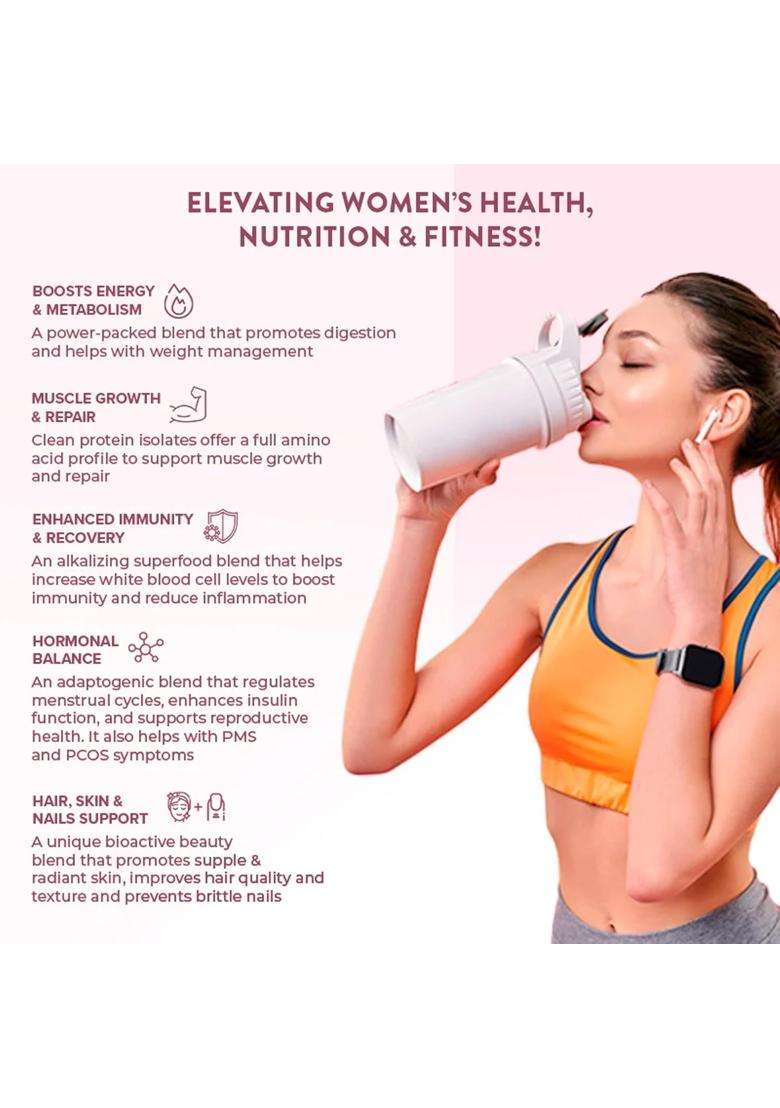 Wellbeing Nutrition Organic Vegan Plant Protein Powder for Women 4g | Chocolate Peanut Butter - Indya