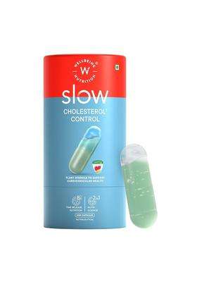 Wellbeing Nutrition Slow Cholesterol Control With Clinically Proven Corowise & Vegapure 60 Capsules | Plant Sterols | Triglycerides Support