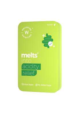 Wellbeing Nutrition Melts Acidity Relief | Authentic Traditional Formula | Instant Relief from Heartburn, Indigestion, Gas & Bloating