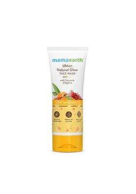 Mamaearth Ubtan Natural Glow Face Wash with Turmeric & Saffron 100 ml | For Tan Removal & Skin brightening | SLS & Paraben Free | For All Skin Type