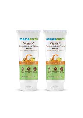 Mamaearth Vitamin C Daily Glow Face Cream With Vitamin C & Turmeric for Skin Illumination 160 g (Pack of 2)