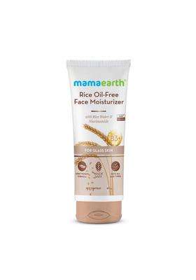 Mamaearth Rice Oil-Free Face Moisturizer for Oily Skin 80g | With Rice Water & Niacinamide for Glass Skin | 24-Hour Hydration | Brightens Skin Tone