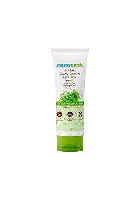 Mamaearth Tea Tree Pimple Control, Anti Acne Face Wash with Tea Tree & Salicylic for Oily & Acne-Prone Skin 100 ml | Controls Oil to Prevent Pimples