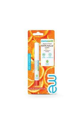 Mamaearth Vitamin C Tinted 100% Natural Lip Balm with Vitamin C & Honey for 12 hrs Moisturized Lips 2 g