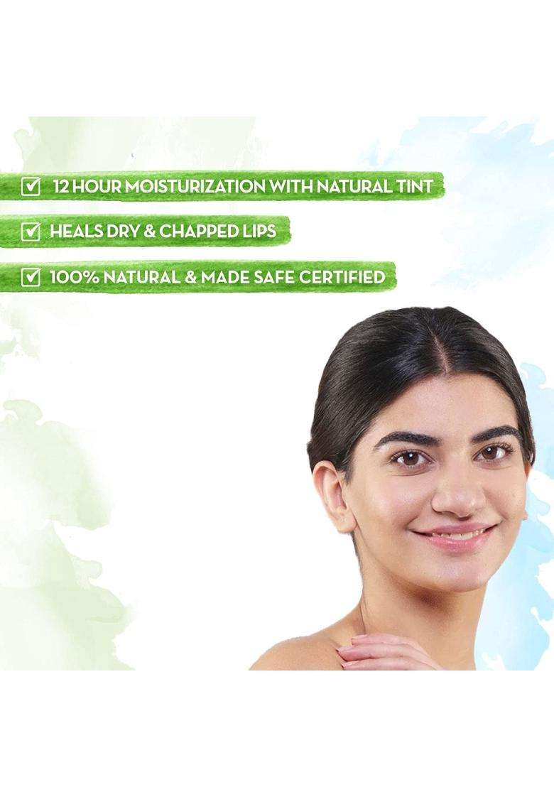 Mamaearth CoCo Tinted 100% Natural Lip Balm for women, with Cocoa and Vitamin E 2 g - Indya