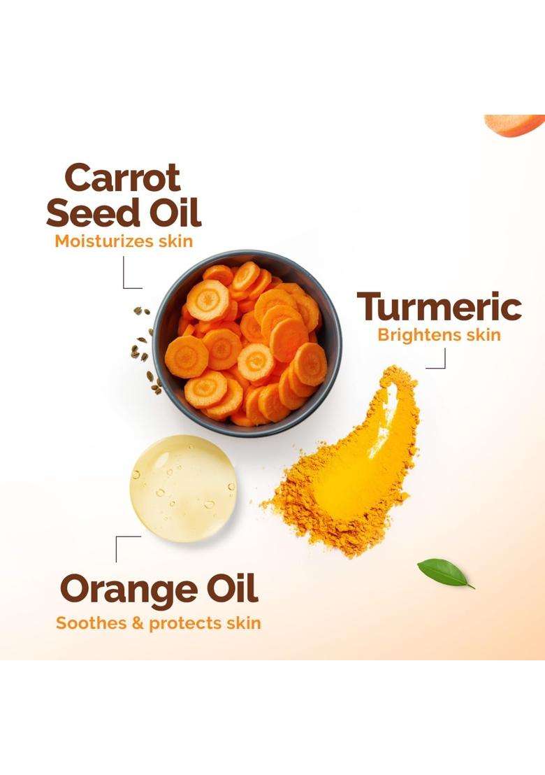 Mamaearth Ultra Light Sunscreen with Carrot Seed & Turmeric 50 g | SPF 50 PA ++++ | UVA & UVB Protection | Tan Protection | No White Cast - Indya