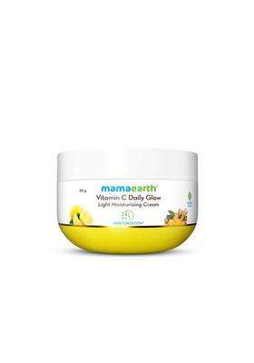 Mamaearth Vitamin C Daily Glow Light Moisturizing Cream with Turmeric & Vitamin C for Skin Brightening 50 g | 24 Hrs Long-lasting Moisturization