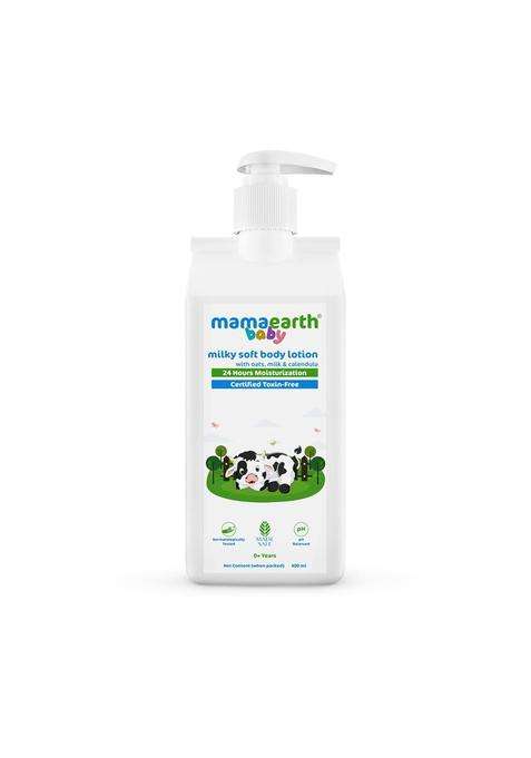 Mamaearth Milky Soft Body Lotion with Oats, Milk & Calendula 400 ml
