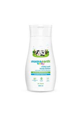 Mamaearth Milky Soft Body Lotion for Babies with Oats, Milk & Calendula 200 ml | Deeply Nourishes Skin | 24-Hour Moisturization | Travel-friendly Pack