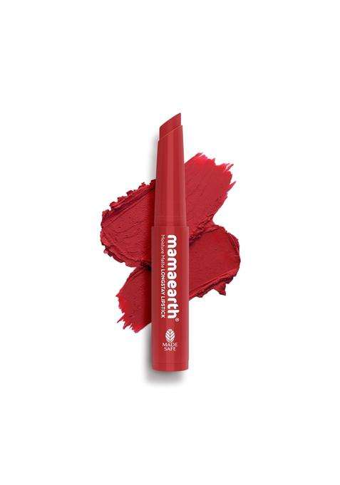 Mamaearth Moisture Matte Longstay Mini Lipstick with Avocado Oil & Vitamin E for 12 Hour Long Stay-07 Raspberry Scarlet 0.7 g