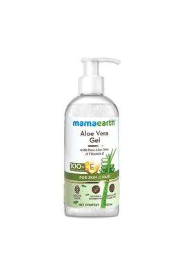 Mamaearth Aloe Vera Gel for Skin & Hair 300 ml | With Pure Aloe Vera & Vitamin E | Hydrates Skin | Soothes Irritated Skin | Keeps Scalp Healthy