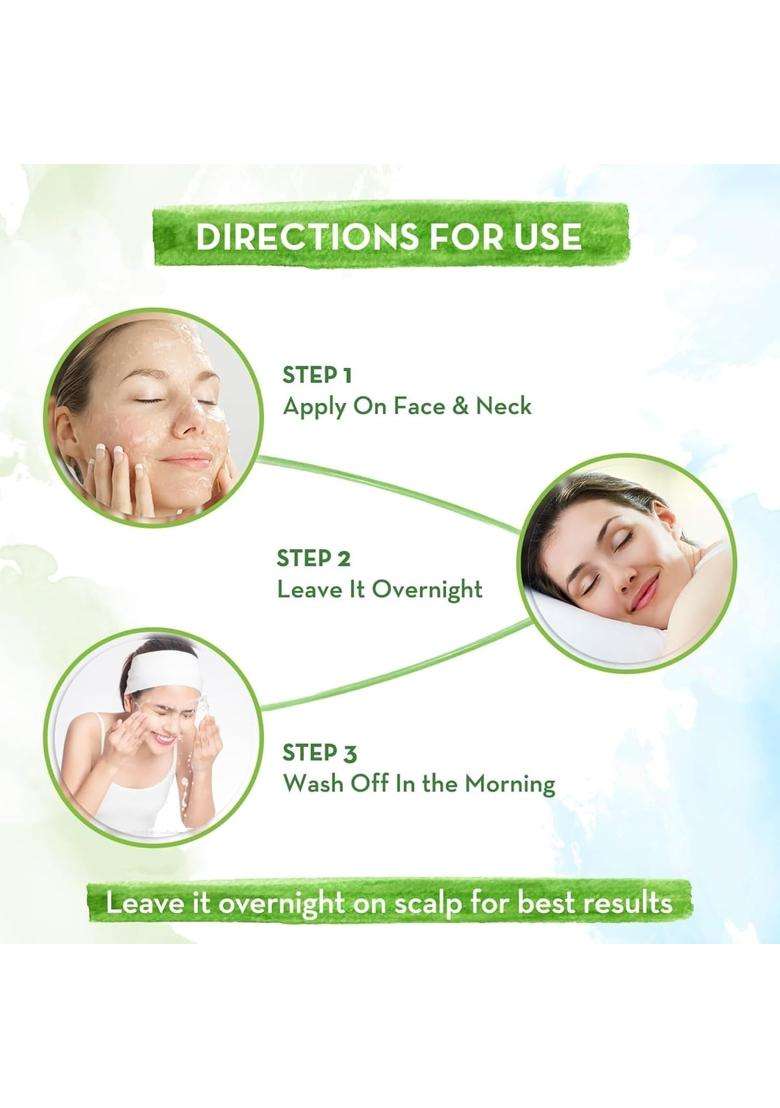 Mamaearth Aloe Vera Gel for Skin & Hair 300 ml | With Pure Aloe Vera & Vitamin E | Hydrates Skin | Soothes Irritated Skin | Keeps Scalp Healthy - Indya
