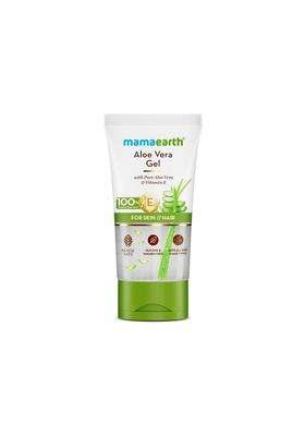 Mamaearth Aloe Vera Gel with 100% Pure & Natural Aloe Vera & Vitamin E for Skin & Hair 150 ml | Hydrates, Moisturizes skin | Soothes Irritated Skin