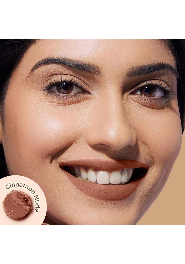 Mamaearth Moisture Matte Longstay Lipstick With Avocado Oil & Vitamin E For 12 Hour Long Stay-04 Cinnamon Nude 2 g - Indya