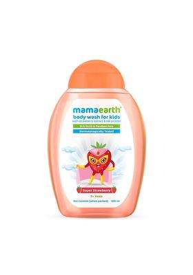 Mamaearth Super Strawberry Body Wash For Kids 300 ml | Infused with Strawberry and Oat Protein