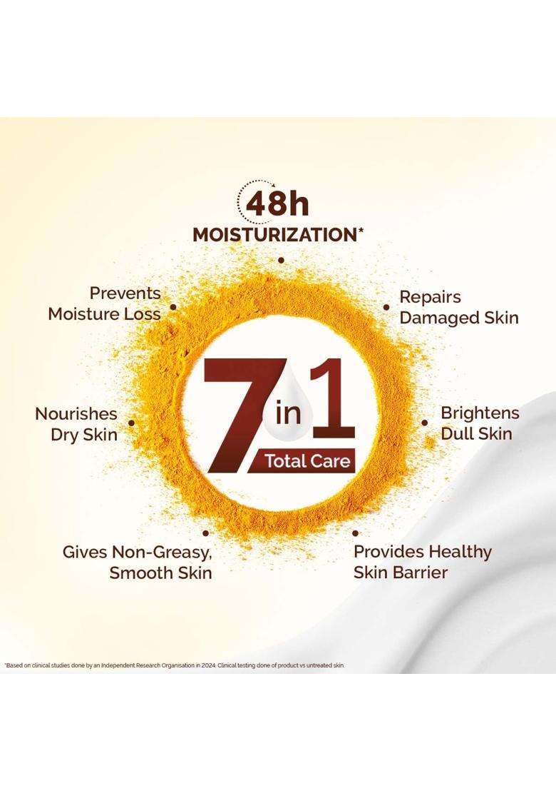 Mamaearth Ubtan Moisturizing Body Lotion with Turmeric & Saffron for Glowing Skin 400 ml | 48 Hrs Moisturization | Nourishes Dry Skin - Indya