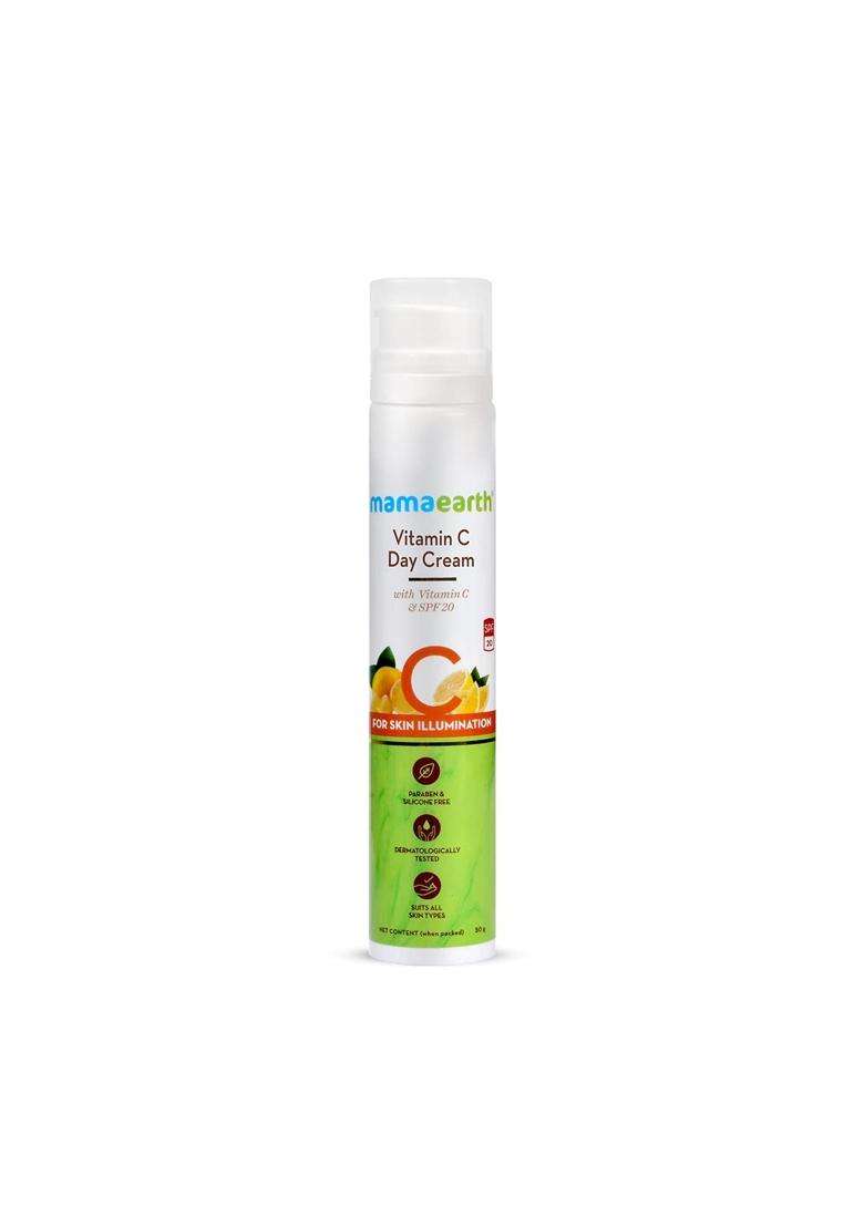 Mamaearth Vitamin C Day Cream For Face, with Vitamin C & SPF 20, for Skin Illumination 50g - Indya
