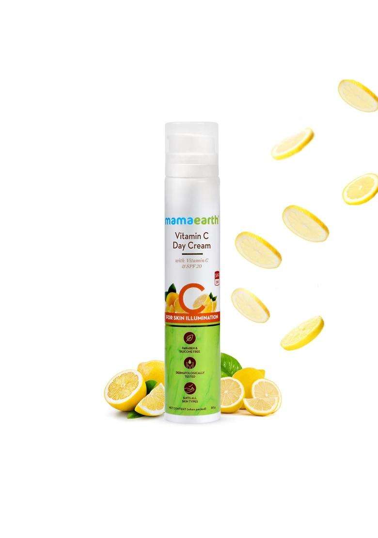 Mamaearth Vitamin C Day Cream For Face, with Vitamin C & SPF 20, for Skin Illumination 50g - Indya