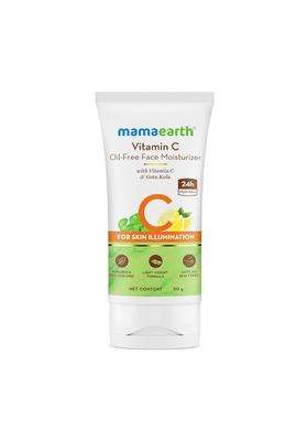 Mamaearth Vitamin C Oil-Free Moisturizer For Face with Vitamin C and Gotu Kola for Skin Illumination -50g | Non-Sticky | Restores Radiance